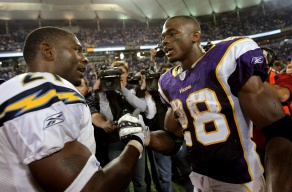 adrian peterson and LT