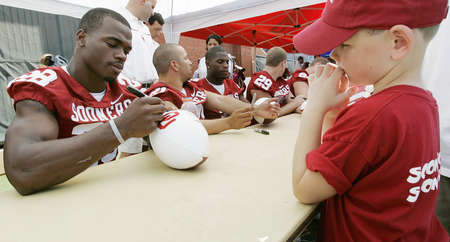 Adrian Peterson 2006 meet and greet