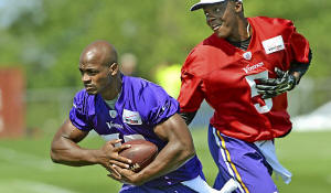 Adrian Peterson camp 2014