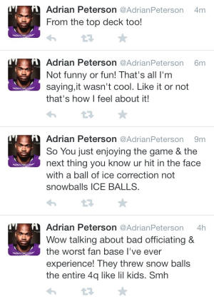 Adrian Peterson tweets